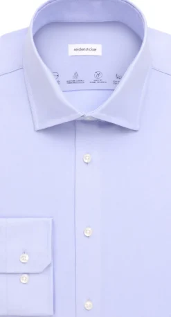 Seidensticker Performance shirt Slim Long sleeve Kent-Collar Uni