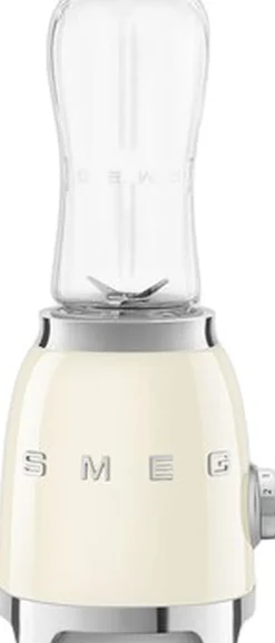 SMEG Personal Blender PBF01BLEU, 0,6L Creme Outlet