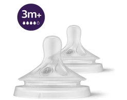 Philips AVENT Natural Response Nipple - 3m+ - Pakke med 2