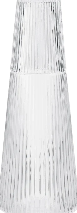 Stelton Pilastro karaffel med glas 1 l, clear Hot
