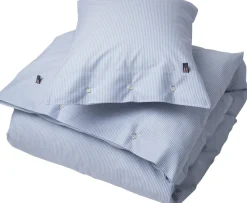 Pin point dynebetræk blå/hvid>Lexington Discount