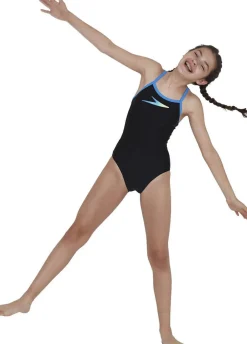 Børn Speedo Placement Thinstrap Muscleback Swimsuit