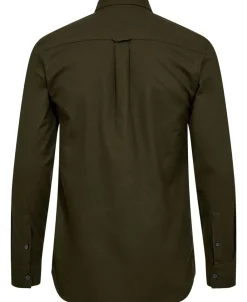 Lyle & Scott Plain Flannel Shirt X848 deep depths Outlet