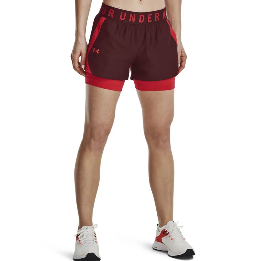 Dame Under Armour Play Up 2-i-1 shorts