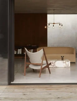 Audo Copenhagen Plinth Low, Calacatta Viola