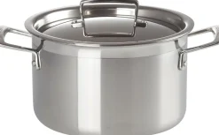 Le Creuset 3-PLY Gryde m/låg 4,0L Online