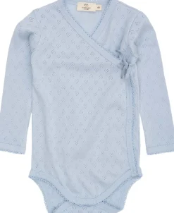 Børn Copenhagen Colors POINTELLE HEART CROSSOVER BODY LS