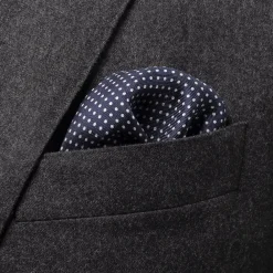 Polka Dots Silk Pocket Square>ETON Hot