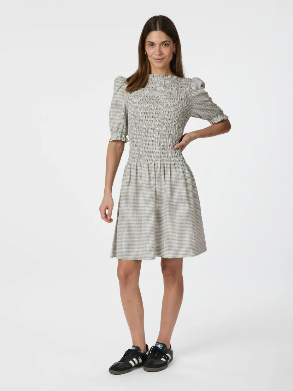 Polkis Small Check Dress>Neo Noir Online