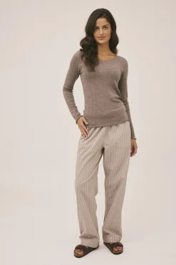 Dame Magasin du Nord Collection Polly 2 Pointelle - 100% Uld RWS