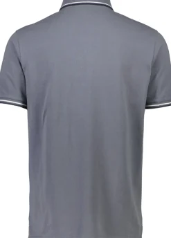 Polo shirt w. contrast piping>Lindbergh Clearance