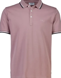 Lindbergh Polo shirt w. contrast piping Berry Sale