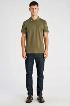Lindbergh Polo shirt w. zip neck