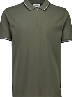Polo shirt w. zip neck>Lindbergh Online