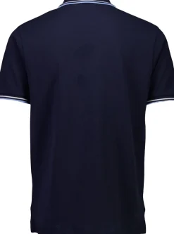 Polo shirt with zip recycled>Lindbergh Discount