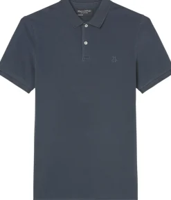 Polo, short sleeve, button placket,>Marc O’Polo
