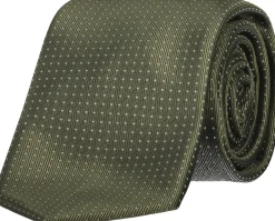 Lindbergh Polyester tie with dots 7 cm
