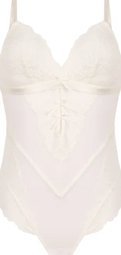 Hunkemöller POSIE STRING BODY Snow white Clearance