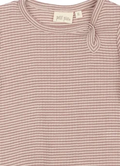 Børn PETIT PIAO PPDante Body L/S Merino Wool Striped