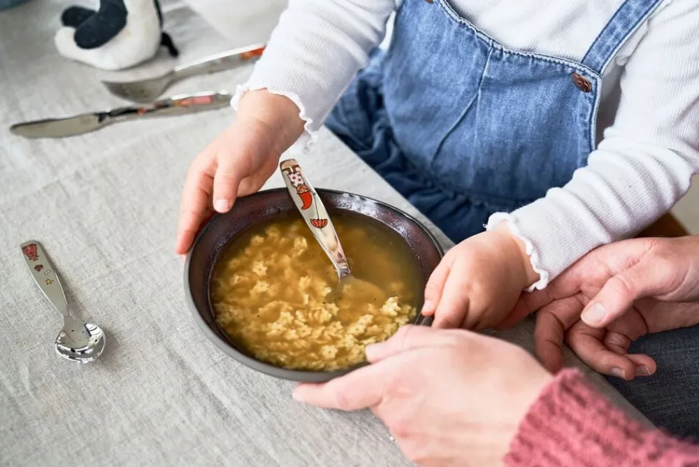 Prinsesse Emilie Børnebestik sæt 4-dele, Poleret>Zwilling New