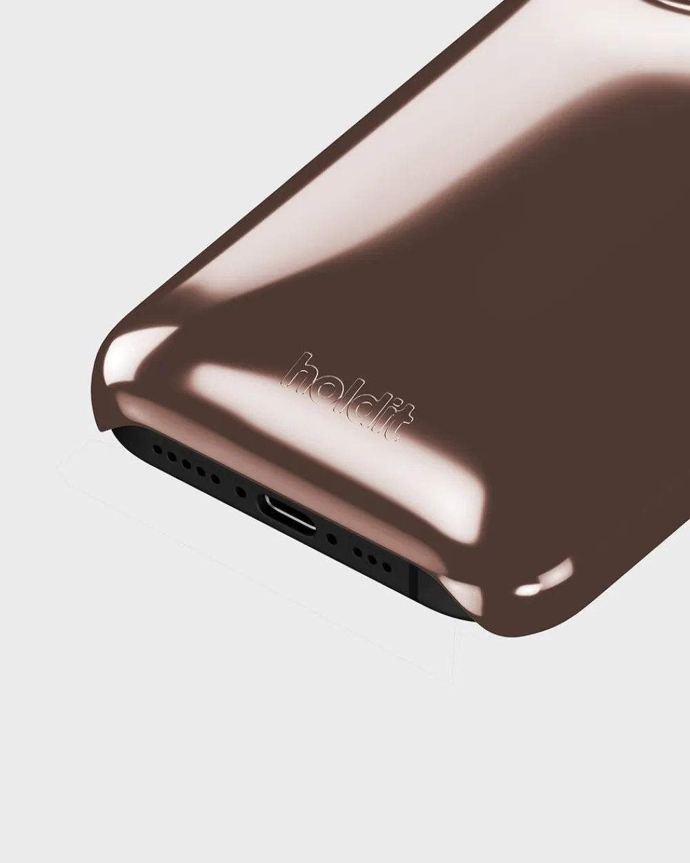 Dame HoldIt Puffy Case iPhone 16 Chocolate