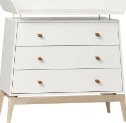 Leander Pusleenhed til Luna kommode, Hvid Clearance