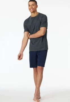 Schiesser Pyjama Short Anthracite Sale
