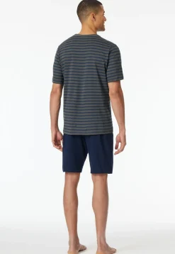 Schiesser Pyjama Short Anthracite Sale