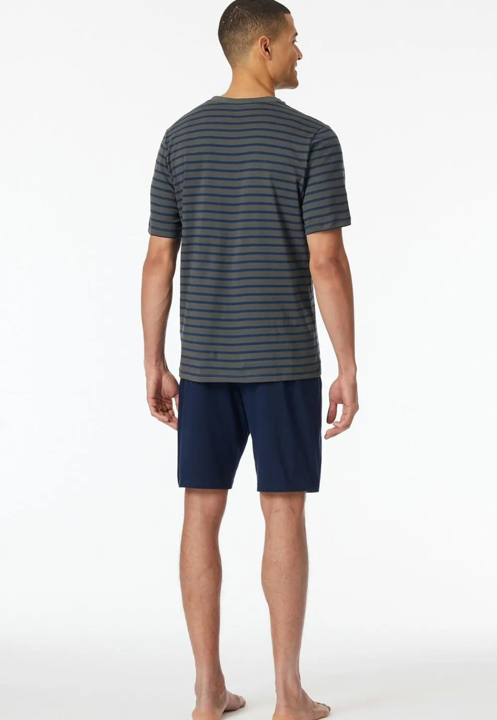 Schiesser Pyjama Short Anthracite Sale