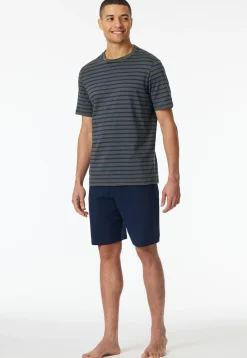 Schiesser Pyjama Short Anthracite Sale