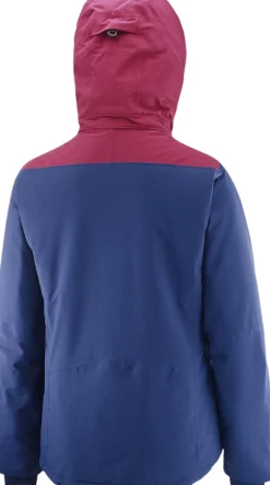 Salomon Quest Skijakke Blå Hot