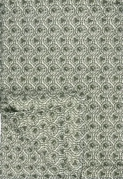 Ib Laursen Quilt Ane hvid m/myrtle green mønster