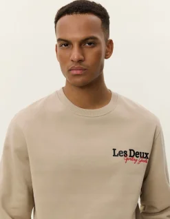 Les Deux Racing Sweatshirt Dark sand