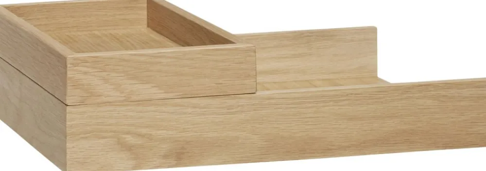 Hübsch Rail Desk Organiser Natural set of 2