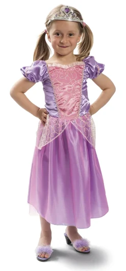 Børn 4-GIRLZ Rapunzel eventyrkjole STANDARD 100 by OEKO-TEX(C)