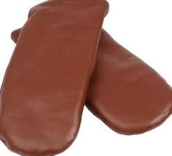 RAVENNA - FINE LEATHER MITTENS W/ FLEECE LINING><noscript><img width=