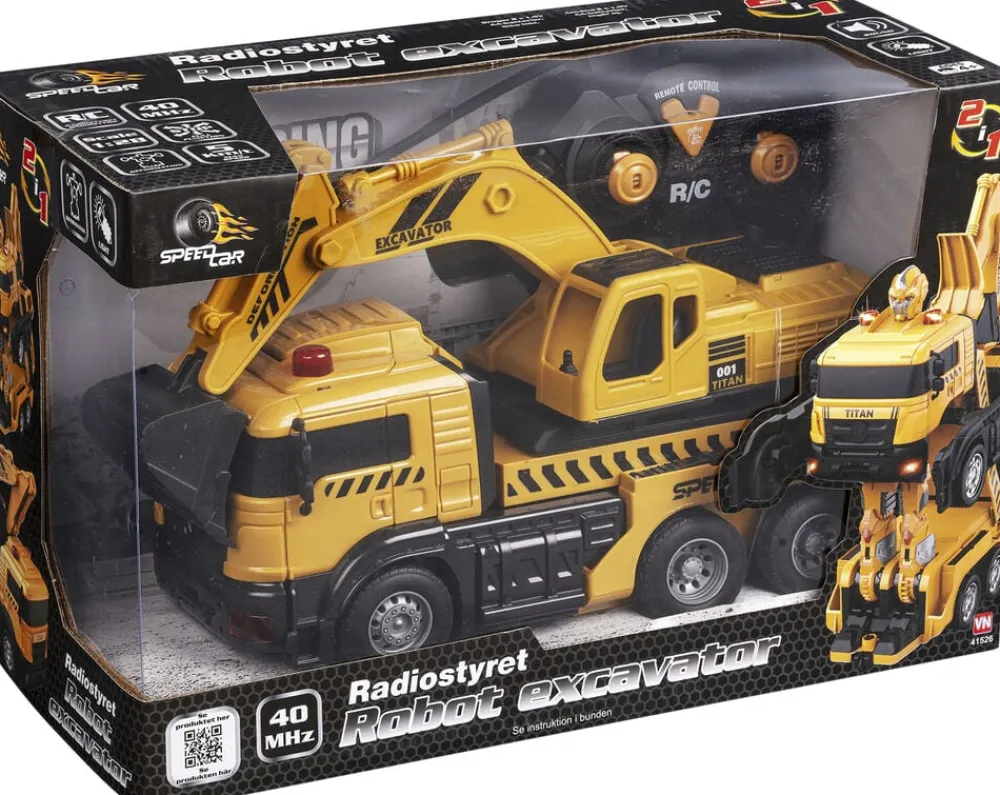 Børn Speed Car R/C TRUCK/ROBOT 1:28