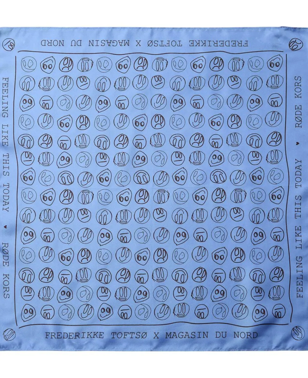 Røde Kors tørklæde - 53x53cm - 100% Silke>Magasin du Nord Collection Best