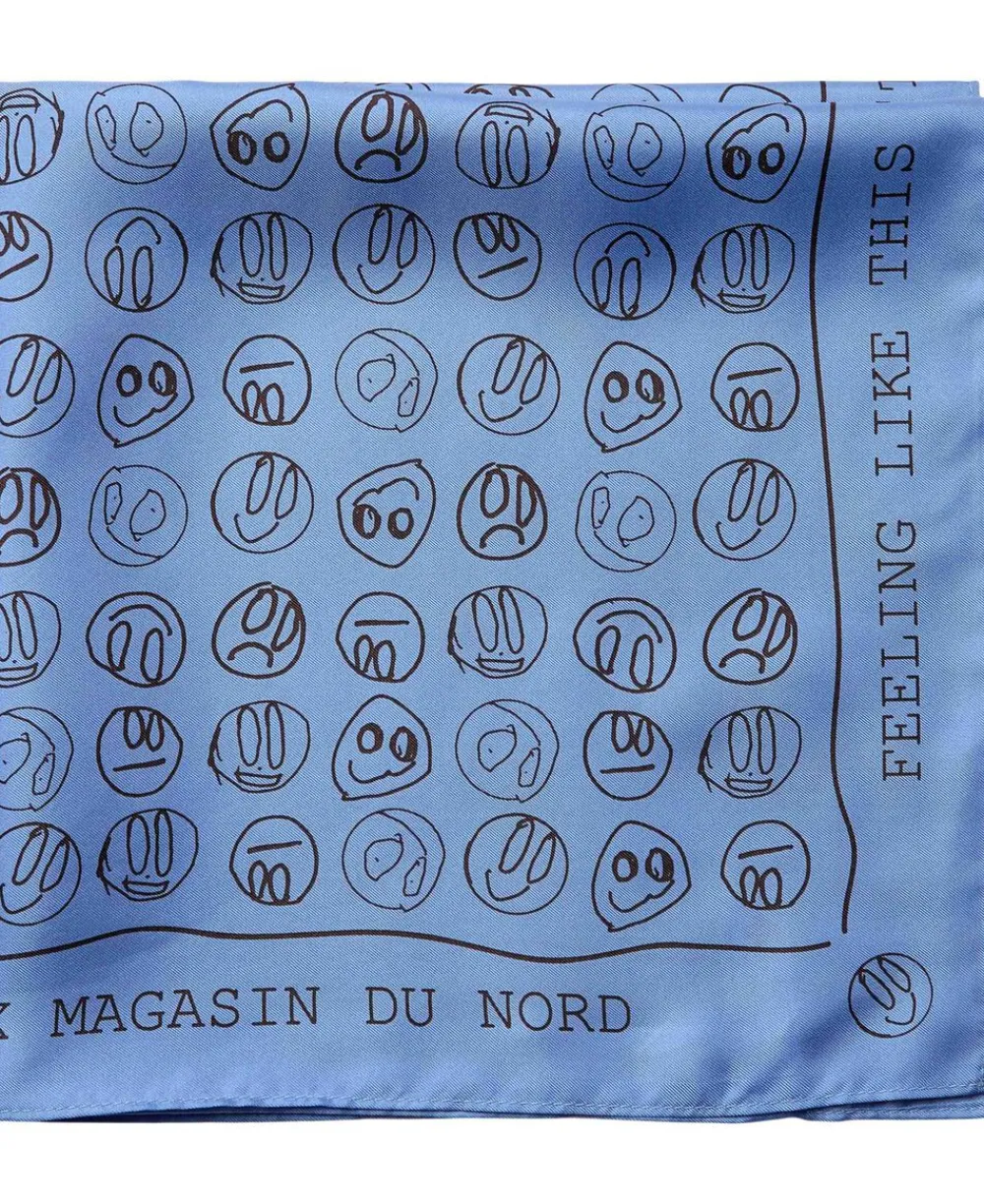 Røde Kors tørklæde - 53x53cm - 100% Silke>Magasin du Nord Collection Best