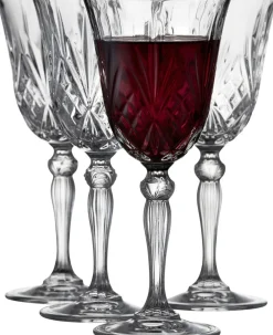 Lyngby Glas Rødvin 4 stk. Lyngby Melodia