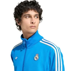 adidas Real Madrid 25/26 Icon Full Zip Sweatshirt Blå Discount