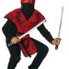 RIO Red Ninja Stofbrynje. bluse, bukser, hætte og maske str. 120 Sale