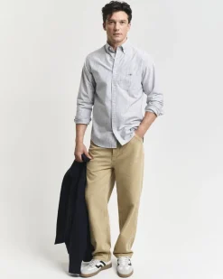 REG CLASSIC OXFORD STRIPE SHIRT><noscript><img width=