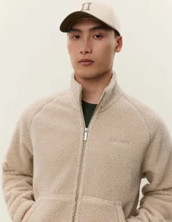Les Deux Ren Solid Zipper Jacket Light sand