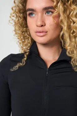 Reset Long Sleeve Mock Neck, Half Zip><noscript><img width=