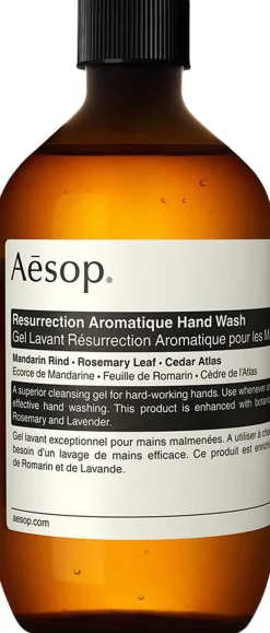Aesop Resurrection Aromatique Hand Wash 500mL with Screw Cap