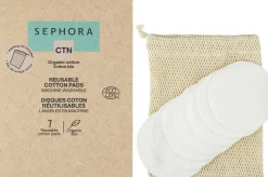 Sephora Collection Reusable Cotton Pads - 7-day kit - organic cotton