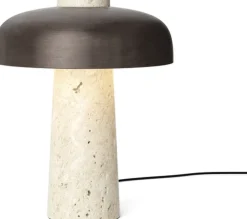 Reverse, Table Lamp, Travertine, Br>Audo Copenhagen Discount