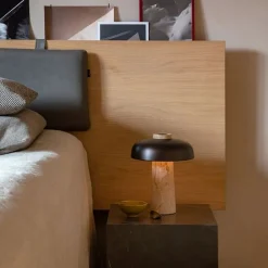 Reverse, Table Lamp, Travertine, Br><noscript><img width=