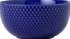 Lyngby Porcelæn Rhombe Color Skål Ø13 cm mørk blå porcelæn